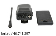 Ручная радиостанция на белом фоне. UHF handsets on a white background. Стоковое фото, фотограф Татьяна Д / Фотобанк Лори