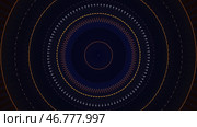Abstract sound technology or audio recorders, pulsating audio rings, seamless loop. Стоковая иллюстрация, иллюстратор David Kashakhi / Фотобанк Лори
