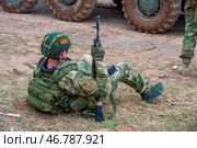 Подготовка военнослужащих на полигоне (2023 год). Редакционное фото, фотограф Sergey Rusanov / Фотобанк Лори