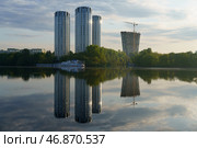 Москва. Комплекс апартаментов «Level Стрешнево» (2023 год). Редакционное фото, фотограф Александр К / Фотобанк Лори
