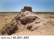 The ruins of fortress of Ancient Khorezm (2022 год). Стоковое фото, фотограф Юлия Белоусова / Фотобанк Лори
