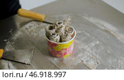 ice cream rosettes, topped with all manner of over-the-top ingredients. Стоковое фото, фотограф David Kashakhi / Фотобанк Лори