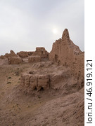 Ruins of ancient Ayaz-Kala Fortress (2022 год). Стоковое фото, фотограф Юлия Белоусова / Фотобанк Лори