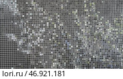 Silver lights flash at disco. Abstract blinking shimmer background. Стоковое видео, видеограф Дмитрий Нечаев / Фотобанк Лори