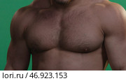 MMA fighter on a green screen. Стоковое фото, фотограф David Kashakhi / Фотобанк Лори