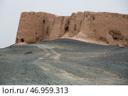 Ruins of ancient Dzhanpik-kala fortress (2022 год). Стоковое фото, фотограф Юлия Белоусова / Фотобанк Лори