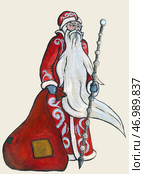 Дед Мороз / Ded Moroz. Стоковая иллюстрация, иллюстратор Александр Паньков / Фотобанк Лори