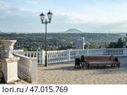 Панорамный вид на город Пятигорск. Panoramic view of Pyatigorsk. Ставропольский Край. Северный Кавказ. Россия (2023 год) Стоковое фото, фотограф Юлия Кутыгина / Фотобанк Лори
