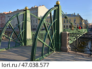 Река Мойка, Почтамтский мост. Санкт-Петербург (2014 год). Стоковое фото, фотограф Александр Алексеев / Фотобанк Лори
