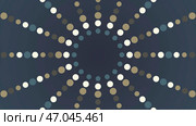 Loopable cyclic animated kaleidoscopic spiral. Стоковая иллюстрация, иллюстратор David Kashakhi / Фотобанк Лори