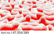 Abstract colorful biological cell division process, seamless loop. Стоковая иллюстрация, иллюстратор David Kashakhi / Фотобанк Лори