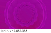Bright loops in abstraction merge with the background and which twist in the center of the footage and expand. Стоковая иллюстрация, иллюстратор David Kashakhi / Фотобанк Лори