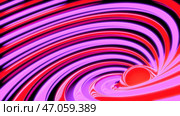 Abstract background with animated hypnotic hurricane of pink and red stripes. Стоковая иллюстрация, иллюстратор David Kashakhi / Фотобанк Лори