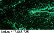 Close up of malachite stone with beautiful natural pattern. Стоковое фото, фотограф David Kashakhi / Фотобанк Лори