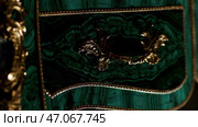 Beautiful expensive product made of malachite. Стоковое фото, фотограф David Kashakhi / Фотобанк Лори