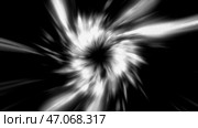 Motion.Black background with emerging lines of light in abstraction. Стоковая иллюстрация, иллюстратор David Kashakhi / Фотобанк Лори