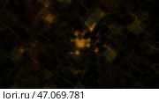 Abstract background with moving black dots and flickering light spots. Стоковая иллюстрация, иллюстратор David Kashakhi / Фотобанк Лори