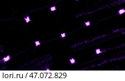 Small burning stars in animation that slowly rotate. Стоковая иллюстрация, иллюстратор David Kashakhi / Фотобанк Лори