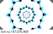 Abstract spinning flower with colorful petals. Стоковая иллюстрация, иллюстратор David Kashakhi / Фотобанк Лори