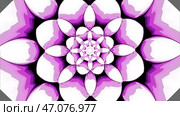 Abstract spinning flower with colorful petals. Стоковая иллюстрация, иллюстратор David Kashakhi / Фотобанк Лори