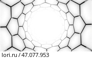 Nanotube structure animation. Стоковая иллюстрация, иллюстратор David Kashakhi / Фотобанк Лори