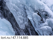 Лед. Водопад подо льдом. Стоковое фото, фотограф Вячеслав Иванов / Фотобанк Лори