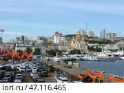 Таможенный терминал порта Владивосток (2022 год). Редакционное фото, фотограф Free Wind / Фотобанк Лори