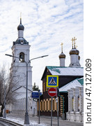Храм Николая Чудотворца в Голутвине. Редакционное фото, фотограф Константин Яковлев / Фотобанк Лори