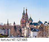 Храм Василия Блаженного. Стоковое фото, фотограф Константин Яковлев / Фотобанк Лори