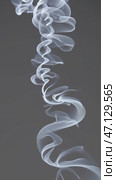 White Smoke on Dark Gray Background, abstract wispy shapes. with copy space. Стоковое AI-видео, аниматор KATERINA AI / Фотобанк Лори