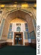 Bolo Haouz Mosque in Bukhara (2022 год). Стоковое фото, фотограф Юлия Белоусова / Фотобанк Лори
