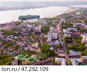 Aerial view of Voronezh. Стоковое фото, фотограф Яков Филимонов / Фотобанк Лори