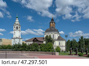 24 July 2024. Tula church of Demidovs. Nikolo-Zaretskaya Church Demidov Church is an Orthodox church in Tula, the burial vault of the Demidov family, Russia. Редакционное фото, фотограф Оксана Медведева / Фотобанк Лори