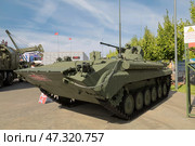 Боевая разведывательная машина БРМ-1К на выставке Международного военно-технического форума "Армия-2022". Парк "Патриот", Одинцово, Московская область, Россия. Редакционное фото, фотограф Наталья Волкова / Фотобанк Лори