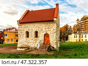 House of the merchant guild in Vyborg. Редакционное фото, фотограф Владимир Ушаров / Фотобанк Лори