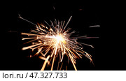 Metall cutting sparks with gas welding. Стоковое фото, фотограф Михаил Коханчиков / Фотобанк Лори
