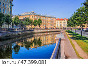 Доходный дом Е.П. Варгина, Особняк архитектора Е.Т. Соколова - Дом Бухгольца, канал Грибоедова, Санкт-Петербург. Стоковое фото, фотограф Baturina Yuliya / Фотобанк Лори
