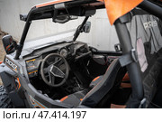 KRASNOYARSK, RUSSIA - December 21, 2024: Polaris RZR XP 1000. Редакционное фото, фотограф Плотников Дмитрий / Фотобанк Лори