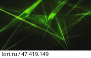Dark background, laser beams of green light on a black background. Стоковое AI-видео, аниматор Ирина Ручушкина / Фотобанк Лори