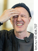 Россия. Санкт-Петербург. Актер МХТ имени Чехова Игорь Верник. Russia. Saint-Petersburg. Actor of the Chekhov Moscow Art Theatre Igor Vernik. Редакционное фото, фотограф Алексей Смышляев / Фотобанк Лори