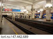 Нижний Новгород, станция метро "Московская" (2023 год). Редакционное фото, фотограф Юлия Бабкина / Фотобанк Лори