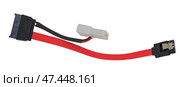 Кабель для подсоединения жесткого диска к компьютеру. Hard disk drive power cables. Стоковое фото, фотограф Татьяна Д / Фотобанк Лори