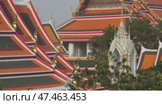 Wat Pho temple in Bangkok, Thailand. Стоковое видео, видеограф Михаил Коханчиков / Фотобанк Лори