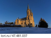 Церковь Святого Михаила Архангела Белогруда в зимнее время. Стоковое фото, фотограф Пучков Андрей Александрович / Фотобанк Лори