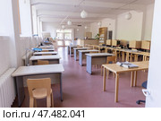 Interior of additional reading room of Vyborg (2023 год). Редакционное фото, фотограф EugeneSergeev / Фотобанк Лори