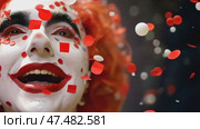 A silly clown bursting party poppers with a big grin — perfect for an April Fool’s Day celebration. Стоковое AI-видео, аниматор Ирина Старикова / Фотобанк Лори