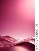 Soft pink waves gracefully undulate across a fluid background, creating a harmonious blend of shades that inspire creativity and warmth in any artistic space Generative AI. Стоковое AI-изображение, AI-художник Юлия Петровская / Фотобанк Лори