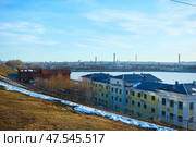 Набережная городского пруда города Ижевска, набережная имени зодчего Е.С Дудина,The embankment of the city pond of Izhevsk, the embankment named after the architect E.S. Dudin, Редакционное фото, фотограф Юрий Карачев / Фотобанк Лори