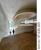 Stairs in the National Library of Israel. Редакционное фото, фотограф Irina Opachevsky / Фотобанк Лори