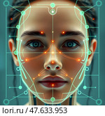 Биометрические данные. Стоковое AI-изображение, AI-художник Boostport / Фотобанк Лори